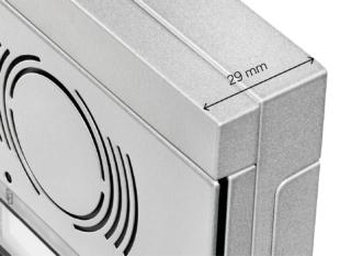 Alpha, nella versione da appoggio parete è la più sottile sul mercato tra le pulsantiere modulari. Alpha, nella versione da appoggio parete è la più sottile sul mercato tra le pulsantiere modulari.