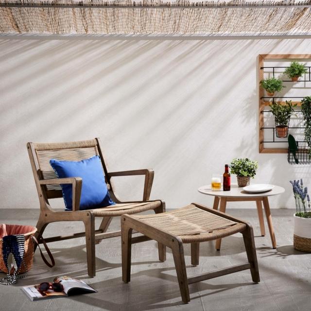 kave home Mawar chaise longue per esterno kave home Mawar chaise longue per esterno