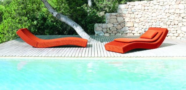 paola lenti WAVE_ chaise longue per esterno paola lenti WAVE_ chaise longue per esterno