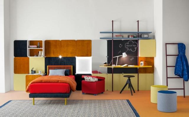 twils camaleo e Vision 5_60831 cameretta salvaspazio letto singolo con boiserie e libreria in metallo twils camaleo e Vision 5_60831 cameretta salvaspazio letto singolo con boiserie e libreria in metallo