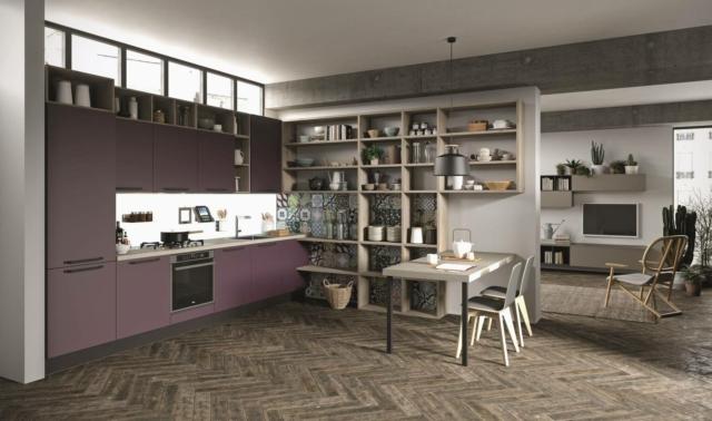 aran faro cucina con living coordinato aran faro cucina con living coordinato