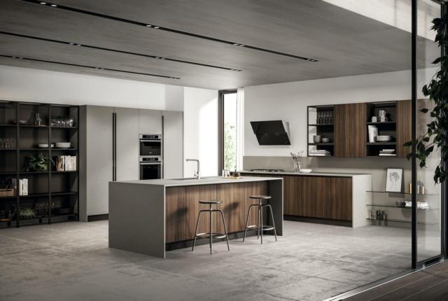cucina con isola arredo3 kali realizzata in due blocchi attrezzati cucina con isola arredo3 kali realizzata in due blocchi attrezzati