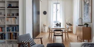 casa con sottotetto recuperato