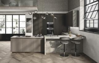 cucina con penisola stile metropolitano Liberamente di Scavolini cucina con penisola stile metropolitano Liberamente di Scavolini