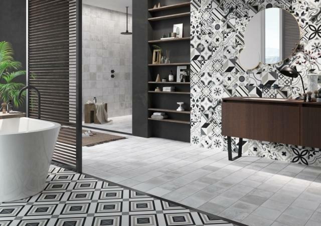 Rivenditori Ceramiche Abk Roma.Piastrelle Decorate Per Il Bagno Di Tendenza Artigiano Web