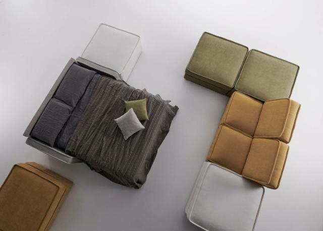 Divani convertibili vitarelax young composizione letto aperto Divani convertibili vitarelax young composizione letto aperto