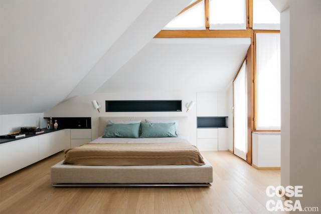 camera da letto al piano superiore nel sottotetto di 125 mq camera da letto al piano superiore nel sottotetto di 125 mq