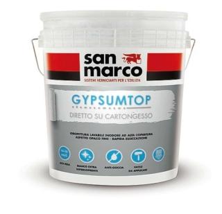 L’idropittura lavabile opaca Gypsumtop di San Marco è indicata per l’applicazione diretta su cartongesso. Ad alta copertura, maschera le imperfezioni. www.san-marco.com L’idropittura lavabile opaca Gypsumtop di San Marco è indicata per l’applicazione diretta su cartongesso. Ad alta copertura, maschera le imperfezioni. www.san-marco.com