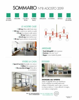 sommario Cose di casa agosto 2019 sommario Cose di casa agosto 2019