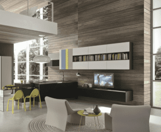 cucina grigia Bijoux di Aran Cucine con tavolo bancone e aperta sul living cucina grigia Bijoux di Aran Cucine con tavolo bancone e aperta sul living
