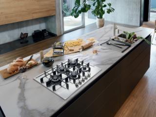 Piano cottura Maris FHMA 755 4G DCL XS C in acciaio inox Piano cottura Maris FHMA 755 4G DCL XS C in acciaio inox