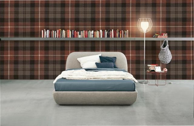 parete dietro il letto scozzese letto Ekeko di Twils parete dietro il letto scozzese letto Ekeko di Twils
