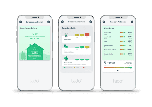 nuova app di Tado° con qualità aria nella zona in cui si vive nuova app di Tado° con qualità aria nella zona in cui si vive