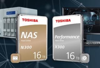 hard disk da 16TB helium-sealed delle serie N300 Nas e X300 Performance Hard Drive di Toshiba hard disk da 16TB helium-sealed delle serie N300 Nas e X300 Performance Hard Drive di Toshiba