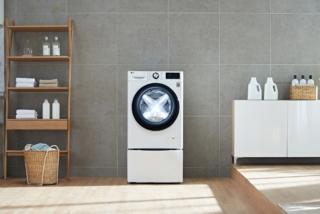 lavatrice a carica frontale di LG Electronics con tecnologia AI ThinQ lavatrice a carica frontale di LG Electronics con tecnologia AI ThinQ