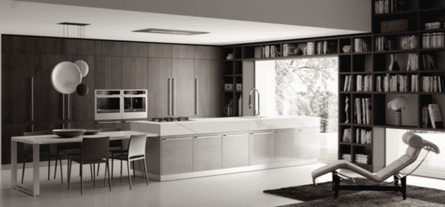 cucina Mood di Scavolini color grigio ferro cucina Mood di Scavolini color grigio ferro