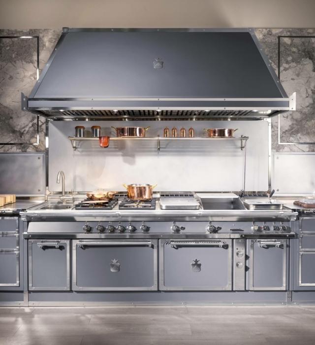 cucina grigio perla classica Steel Blue Grey di Officine Gullo cucina grigio perla classica Steel Blue Grey di Officine Gullo