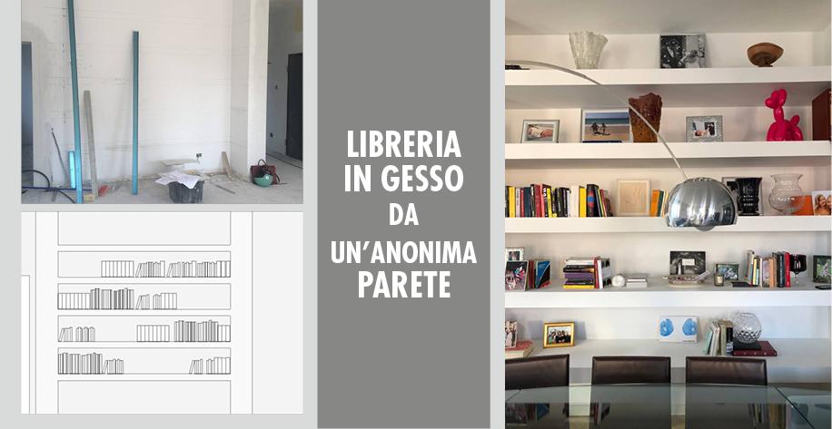 Libreria In Cartongesso Una Quinta Che Arreda E Divide Cose Di Casa