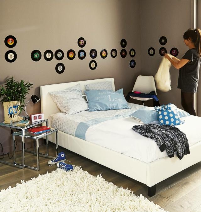 parete dietro il letto letto Zen di Maisons du Monde parete dietro il letto letto Zen di Maisons du Monde