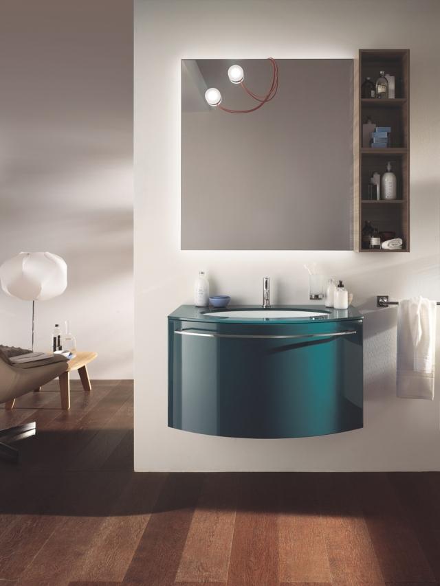 mobile lavabo monoblocco sospeso della collezione Aquo di Scavolini Bagno mobile lavabo monoblocco sospeso della collezione Aquo di Scavolini Bagno