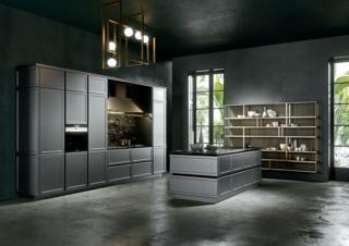 cucina grigia Frame CAT Icone di Snaidero cucina grigia Frame CAT Icone di Snaidero