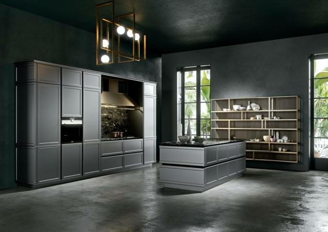 cucina grigia Frame CAT Icone di Snaidero cucina grigia Frame CAT Icone di Snaidero