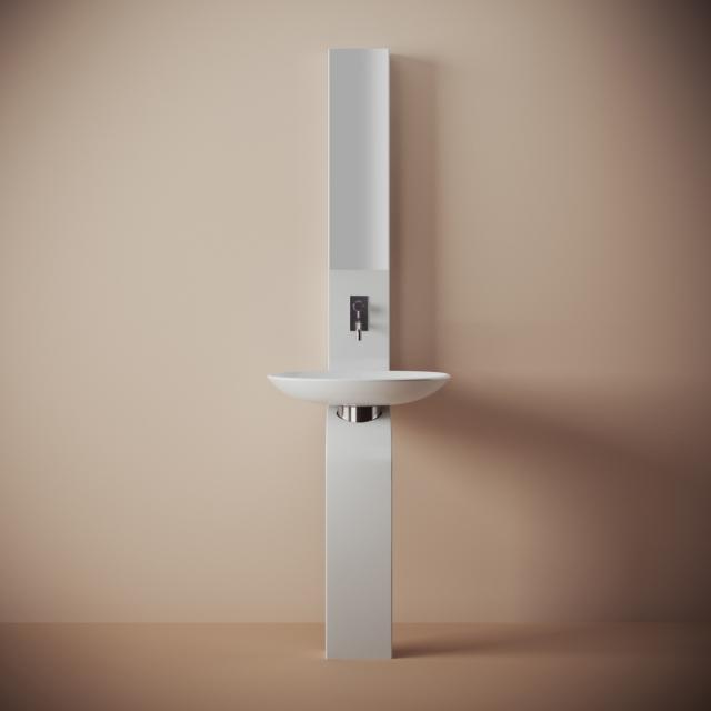 La Fontana Colonna composta di una base in Tecnoril sulla quale si adagia un lavabo ceramico di artceram La Fontana Colonna composta di una base in Tecnoril sulla quale si adagia un lavabo ceramico di artceram