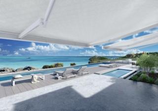 tenda con cassonetto bicolore (Qubica Flat) di KE tenda con cassonetto bicolore (Qubica Flat) di KE