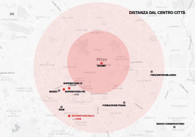 tre location di Superstudio - Superstudio 13, Superstudio Più e Superstudio Maxi - sono collocate nel Municipio 6 tre location di Superstudio - Superstudio 13, Superstudio Più e Superstudio Maxi - sono collocate nel Municipio 6