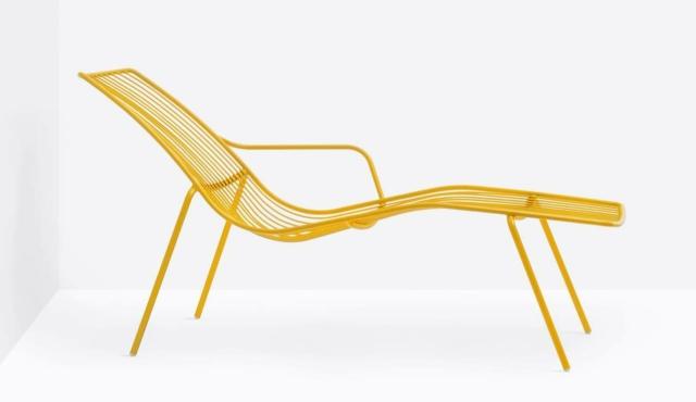 chaise long pedrali Nolita metallo giallo chaise long pedrali Nolita metallo giallo