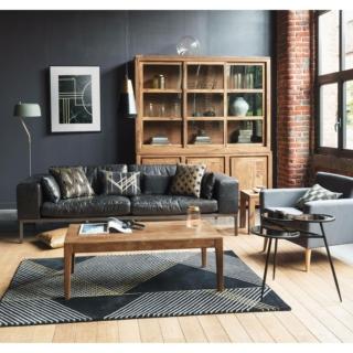 divano Wellington di Maisons du monde in pelle a quattro posti divano Wellington di Maisons du monde in pelle a quattro posti