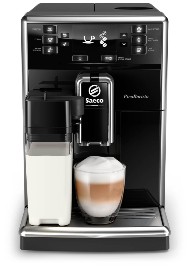 macchina caffè Pico Baristo SM5460/10 di Saeco con memorizzazione bevande preferite macchina caffè Pico Baristo SM5460/10 di Saeco con memorizzazione bevande preferite
