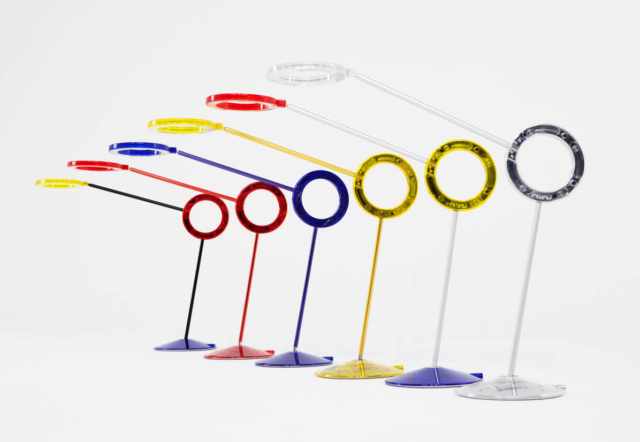 Lampada da tavolo, Amuleto, Ramun, effetto Mondrian Lampada da tavolo, Amuleto, Ramun, effetto Mondrian