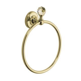 Porta salviette ad anello, oro lucido, diametro di 21,5 cm, Madras di Leroy Merlin Porta salviette ad anello, oro lucido, diametro di 21,5 cm, Madras di Leroy Merlin