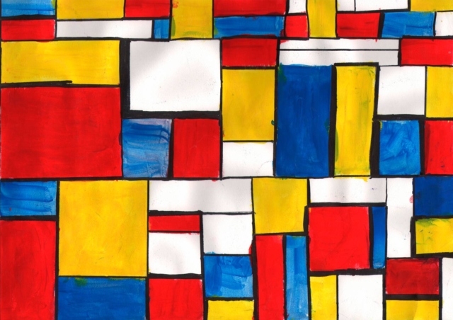 Tappeto, Pattern Style, Art Line, effetto Mondrian Tappeto, Pattern Style, Art Line, effetto Mondrian