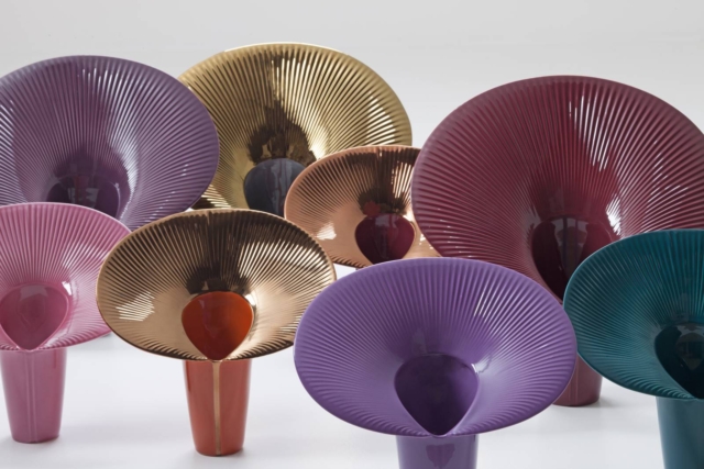 collezione di vasi Fusca (design Constance Guisset) di Bosa collezione di vasi Fusca (design Constance Guisset) di Bosa
