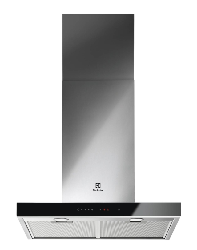 cappa parete classe A electrolux LFT766X 2, comandi Touch Control su vetro, installabile in modalità filtrante/aspirante cappa parete classe A electrolux LFT766X 2, comandi Touch Control su vetro, installabile in modalità filtrante/aspirante
