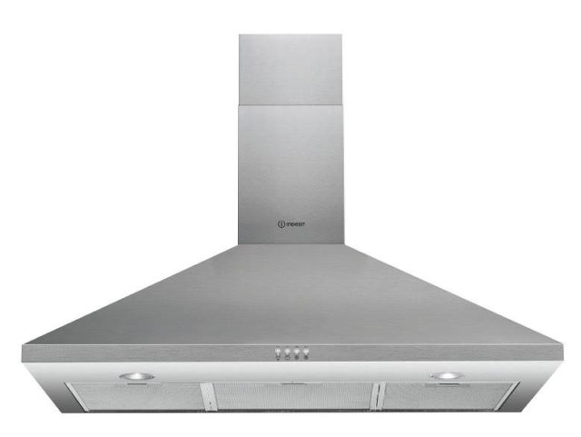 cappa parete indesit IHPC 9.5 LM X classe B, filtri antigrasso in alluminio lavabili in lavastoviglie cappa parete indesit IHPC 9.5 LM X classe B, filtri antigrasso in alluminio lavabili in lavastoviglie