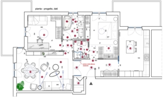 legenda e pianta ricavare secondo BAGNO