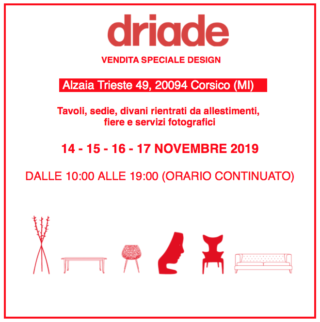 vendita speciale Driade vendita speciale Driade