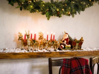 decorazioni casa Christmas Toys Memory Babbo Natale sulla slitta decorazioni casa Christmas Toys Memory Babbo Natale sulla slitta
