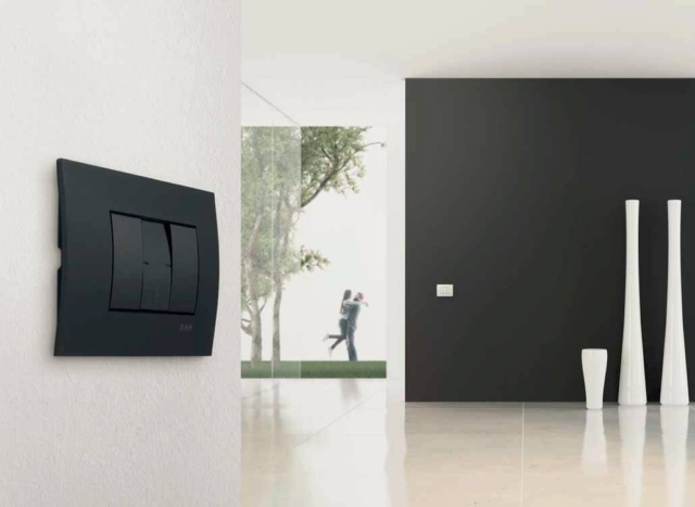 placche muro in materiale bioplastico ABB Mylos Etik placche muro in materiale bioplastico ABB Mylos Etik