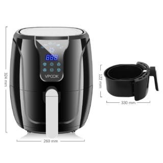 riggitrice ad aria calda multifunzione Air Fryer XL di VPCOK riggitrice ad aria calda multifunzione Air Fryer XL di VPCOK
