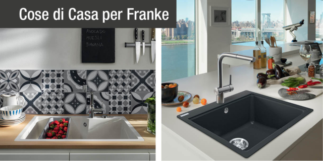 Lavelli Cucina Resina Franke.Fragranite Franke Presenta Le Vasche Sopratop Urban E Maris Cose Di Casa