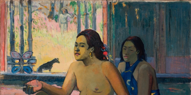 Paul Gauguin. Tahitiani in una stanza Paul Gauguin. Tahitiani in una stanza