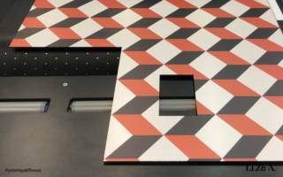 schienale cucina con sagomatura per l'inserimento sotto la cappa li.ze.a schienale cucina con sagomatura per l'inserimento sotto la cappa li.ze.a