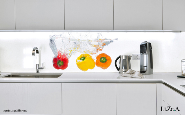 pannello retro cucina personalizzato della collezione splash Li.Ze.A pannello retro cucina personalizzato della collezione splash Li.Ze.A