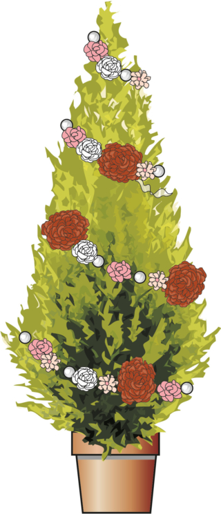 Procedere quindi a riempire i vuoti tra i fiori grandi, con quelli di misura media di colore rosa più chiaro e con le rose bianche. Procedere quindi a riempire i vuoti tra i fiori grandi, con quelli di misura media di colore rosa più chiaro e con le rose bianche.