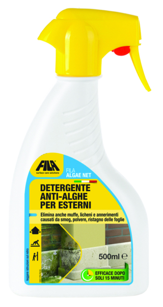 detergente rapido per eliminare alghe, muffe, licheni FilaAlgae Net di FILA Solutions detergente rapido per eliminare alghe, muffe, licheni FilaAlgae Net di FILA Solutions