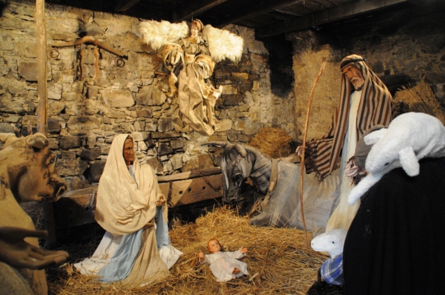 presepe borgo di Pentema nell’entroterra ligure presepe borgo di Pentema nell’entroterra ligure